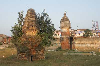 Group of defunct temples near Battala Market, Agartala, Tripura (North East India)