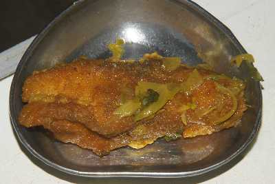 Indian / Bengali food: Fried fish