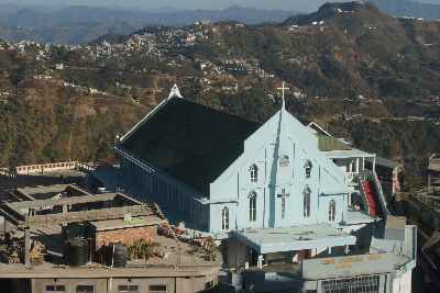 Presbyterian Church in Ramhlun South, Aizawl, Mizoram (North-Eastern India