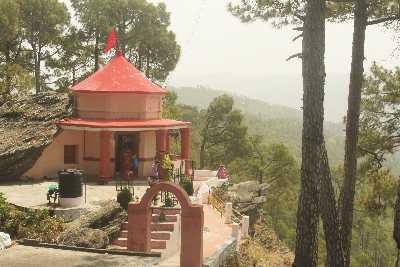 Kasar Devi Mandir Hindu temple near Almora, Uttarakhand (North India)