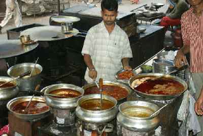 Muslim restaurant in Ahmedabad, Gujarat (India)