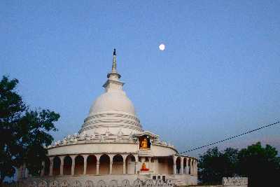 Peace Pagoda (Sama Chaitye), near Ampara, Eastern Sri Lanka