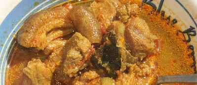 Bangladeshi/Marma Food: Pork stew 