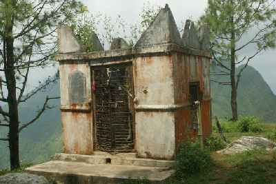 Thani Mai shrine near Bandipur, Nepal