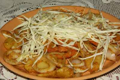 Nepali/Newari food: Potato Salad Alu Sadeko