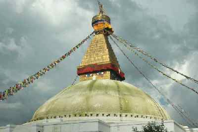 Boudhanath (Baudhnath, Bauddha Nath) Stupa, near Kathmandu, Nepal