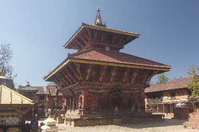 East side of Changu Narayan Mandir Temple, near Bhaktapur (Kathmandu valley, Nepal)