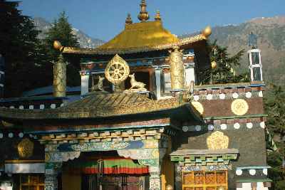 Ngapatatsang Monastery at McLeod Ganj (Dharamsala), Himachal Pradesh (India)