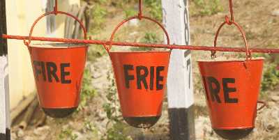 Fire Brigades like to fry — in Langting, Assam (India)