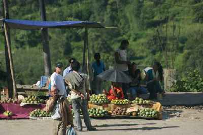 Market in Phikkal, Eastern Nepal