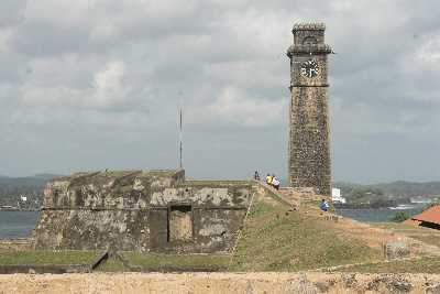 Dutch Clock-Tower in Galle Fort, South-Western Sri Lanka