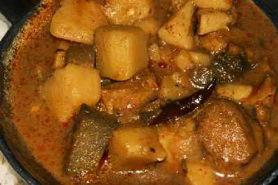 Soybean vegetable curry