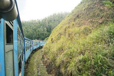 Sri Lankan Railway through the Hill Country