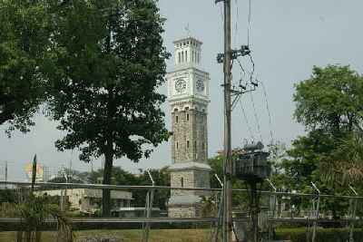 Colonial clock tower in Secundarabad, Hyderabad, Telangana formerly Andhra Pradesh (India)