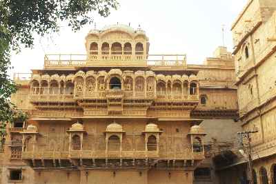 Maharaja Jaisal Singh Palace in Jaisalmer Fort, Rajasthan (India)