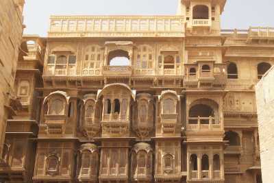 Patwa ki Haveli (merchant's house) in Jaisalmer, Rajasthan (India)