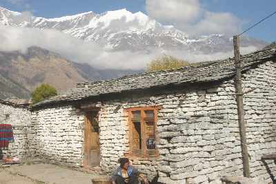 Thakali House in Kalopani (Mustang, Nepal)