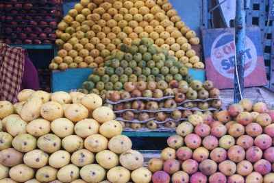 Mango food stall (Tamil Nadu, India)