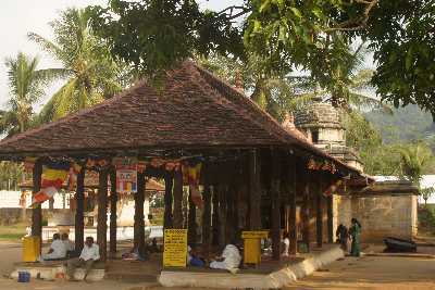 Main temple Natha Devale, in Kandy (Maha-Nuwara), Sri Lanka