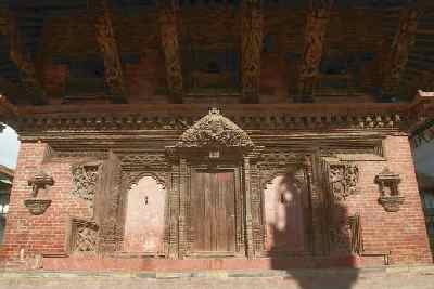 Jagannath Mandir temple at Durbar Sqare in Kathmandu (Nepal)