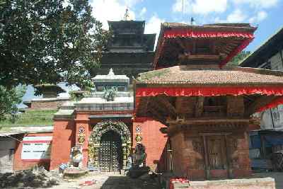 View form Durbar Square to Taleju Temple in Kathmandu (Nepal)
