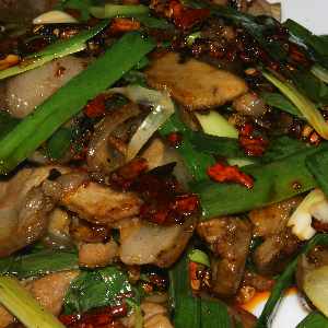 Chinese food: Huigo rou, twice cooked pork