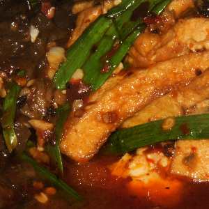 Chinese Food: Jia-Chang Doufu, Tofu family-style