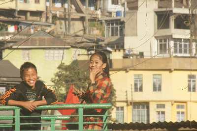 Naga people in Kohima, Nagaland, North-East India