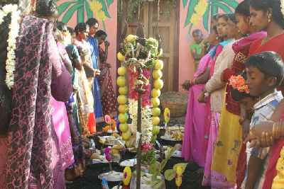 Shiva temple festival, Kotagiri  (Nilgiri hill station), Tamil Nadu (South India)