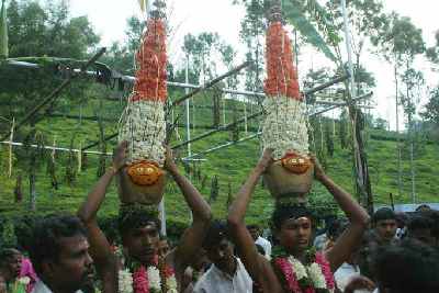 Shiva temple festival, Kotagiri  (Nilgiri hill station), Tamil Nadu (South India)