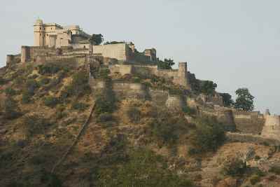 Badal Mahal Palace in Kumbhalgarh fort, Rajasthan (India)