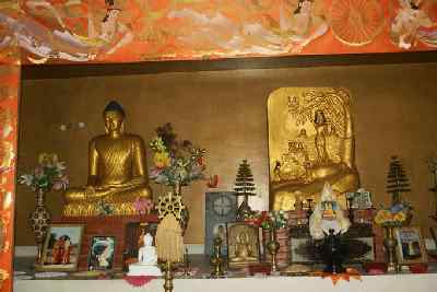 Temple of Indian Mahabodhi Society in Buddhist Development Zone, Lumbini, Nepal