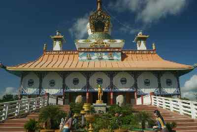 Tibetan Temple (build by Tara Foundation, Germany) in Buddhist Development Zone, Lumbini, Nepal