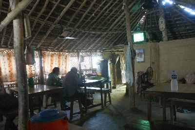 Restaurant in Lumbini, Nepal