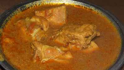 Indian Food: Mild Chicken Curry
