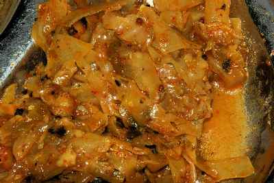 Indian Food: Gobhi, boiled cabbage
