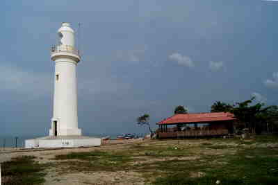 Lighthouse in Talaimannar, Mannar Island, Northern province (Sri Lanka)