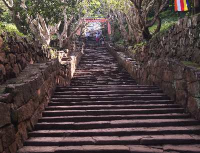 Great Stairway in Mihintale (Cultural Triangle), Sri Lanka