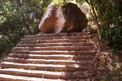 Path to Eth Vehera in Mihintale (Cultural Triangle), Sri Lanka