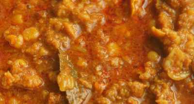 Indian Muslim Food: Kima = Keema (minced meat curry) 