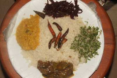 Sri Lankan Food: Rice and Curry