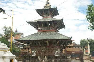 Red Rato Machendranath Mandir Hindu Temple in Patan, Kathmandu Valley, Nepal