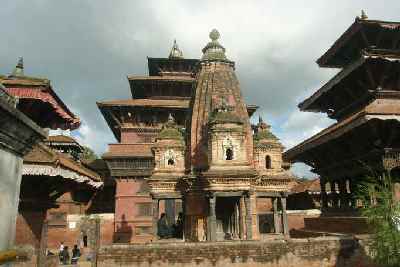 Narasingh Temple at Durbar Square in Patan, Nepal