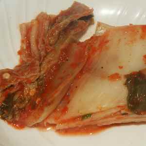 Korean Food in Nepal: Paechu Gimchi (spicy pickled cabbage)