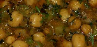 Indian Food: Chana Masala (spice chickpeas)