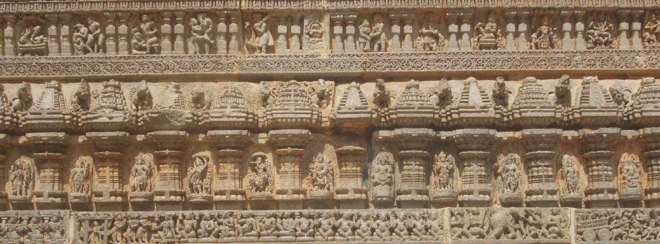 Erotic stonecarving in Somanathapura Sri Keshava Devalaya Hindu temple, Somnathpur, Karnataka, South India