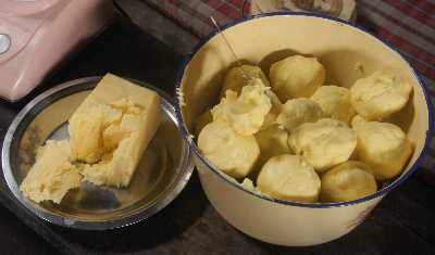 Nepali/Sherpa Food: Butter (yak or cow)