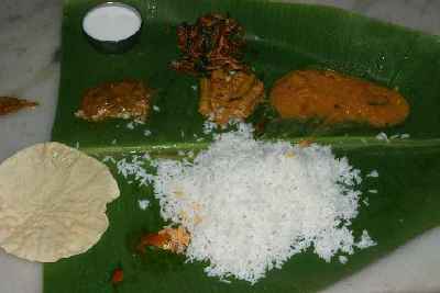 Indian food: Andhra Meal