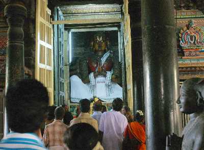 Krishna idol in Ranganatha Swami Kovil temple in Tiruchirappalli (Trichy), Tamil Nadu, South India
