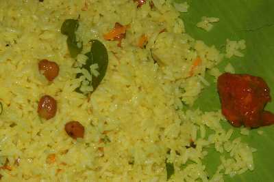 Indian Food: Elumicham Sadam, Tamil Lemon Rice